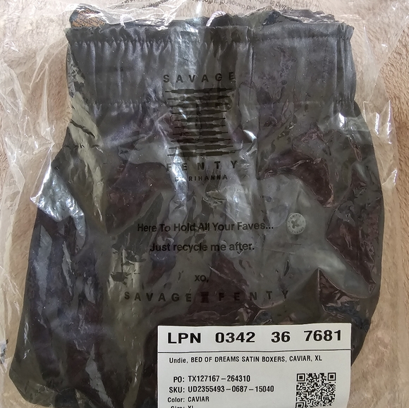 NWT Savage x Fenty Silk Boxers - Picture 3 of 4